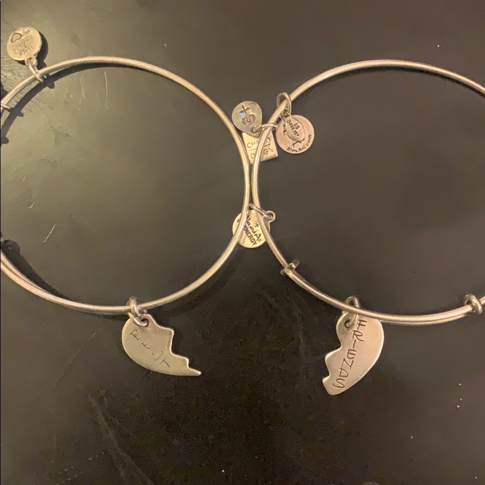 Two Alex and Ani bracelets